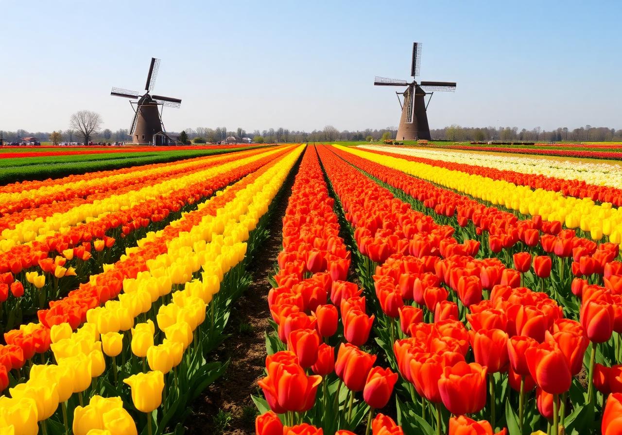 Keukenhof Tulip Gardens Tour